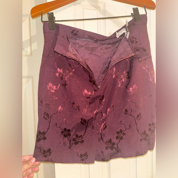 Vintage Dark purple mini skirt from Petites Beechers Brook - Picture 7 of 8